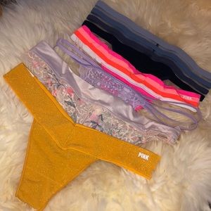 5 pair panty bundle from PINK/VS